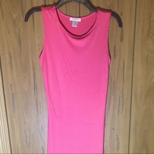 Long pink dress by Capella Apparel